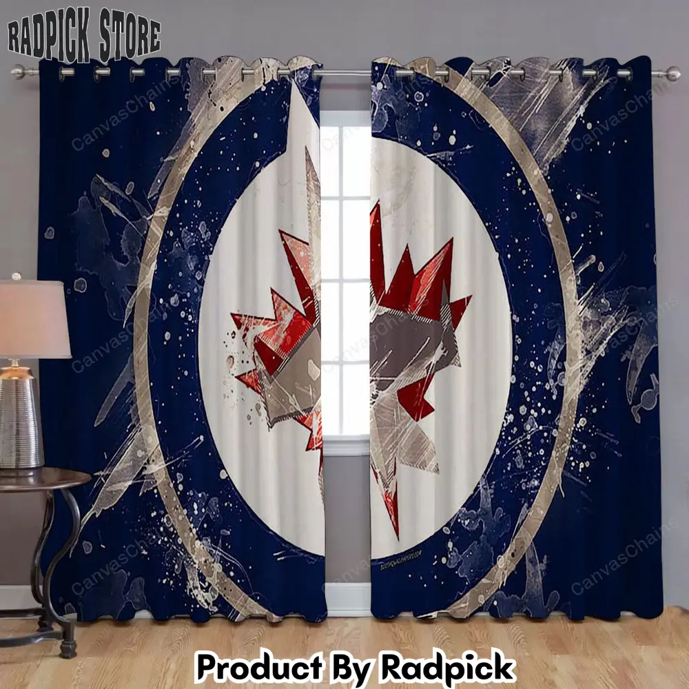 Radpick western conference window curtains national hockey league curtains living room curtains for window rp85249